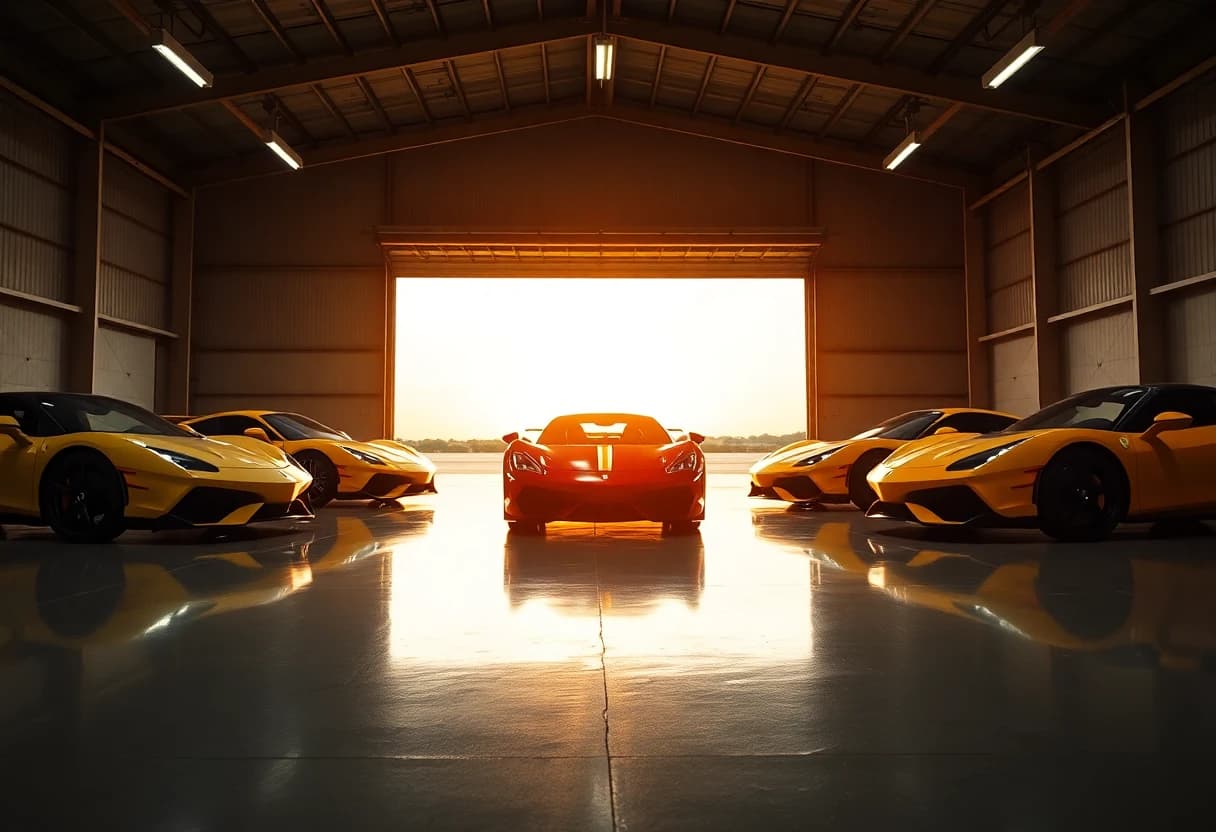 Collector Car Bay in Executive Hangar — Carlsbad